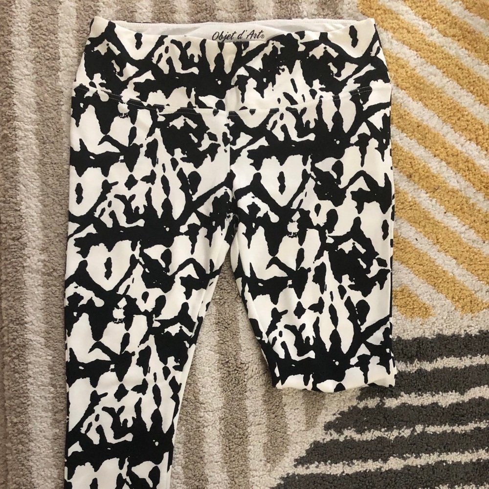 Full length Rorschach print leggings